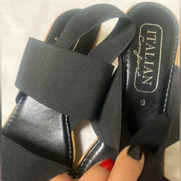 Elegant Black Women's Sandals - Picture 5 of 6